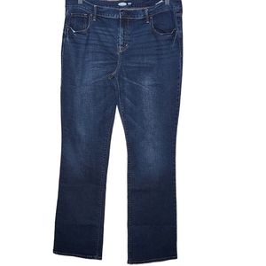 Old Navy Original Boot Cut High Rise Jeans, Size 16 Long